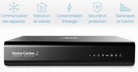 Fibaro home center 2 - Centrale domotique - Noire